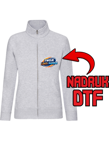 Damska bluza dresowa ODZIEŻ REKLAMOWA NADRUK DTF Logo grafika 20sztuk