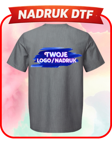 Tunika męska firmowa PERSONALIZACJA NADRUK DTF Twoja grafika 10 SZT