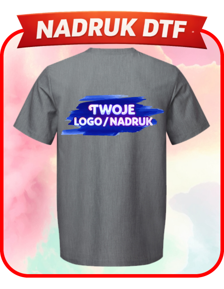 Tunika męska firmowa PERSONALIZACJA NADRUK DTF Twoja grafika 10 SZT