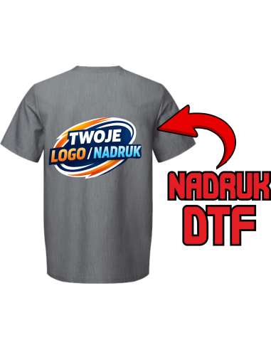 Tunika męska ODZIEŻ REKLAMOWA NADRUK DTF Logo grafika 20sztuk