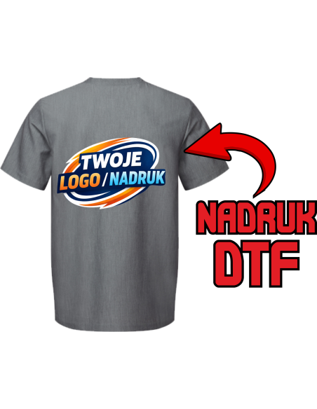 Tunika męska ODZIEŻ REKLAMOWA NADRUK DTF Logo grafika 20sztuk