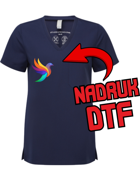 ODZIEŻ REKLAMOWA Tunika damska NADRUK DTF Logo grafika 20sztuk