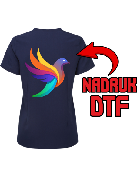 ODZIEŻ REKLAMOWA Tunika damska NADRUK DTF Logo grafika 20sztuk
