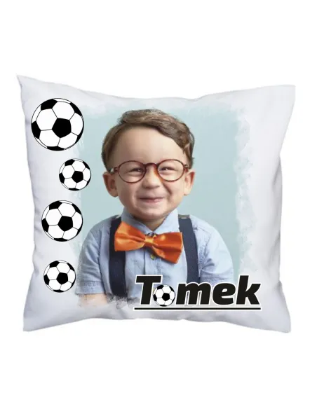 Foto Poduszka z Nadrukiem Imieniem Prezent dla Chłopca