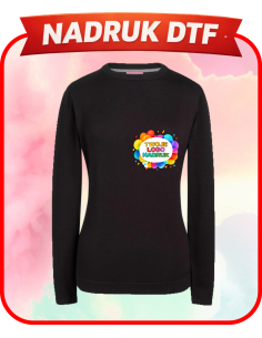 Damski sweter firmowa PERSONALIZACJA NADRUK DTF Twoja grafika 10 SZT
