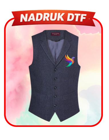 Kamizelka męska firmowa PERSONALIZACJA NADRUK DTF Twoja grafika 10 SZT
