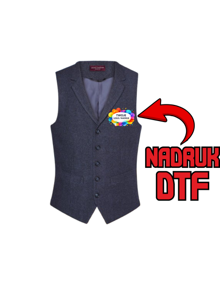 Kamizelka męska ODZIEŻ REKLAMOWA NADRUK DTF Logo grafika 20sztuk