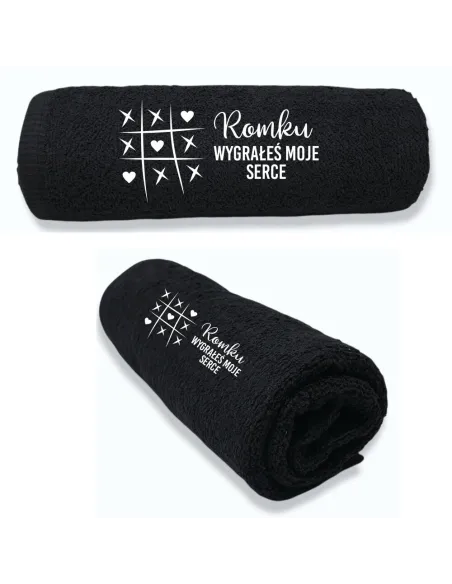 Ręcznik Twoim Haftem Prezent dla Chłopaka Męża z Haftem