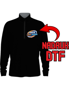 Męski sweter ODZIEŻ REKLAMOWA NADRUK DTF Logo grafika 20sztuk
