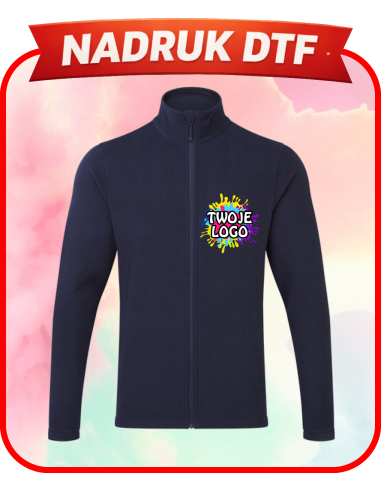 bluza z mikropolaru firmowa PERSONALIZACJA NADRUK DTF Twoja grafika 10 SZT