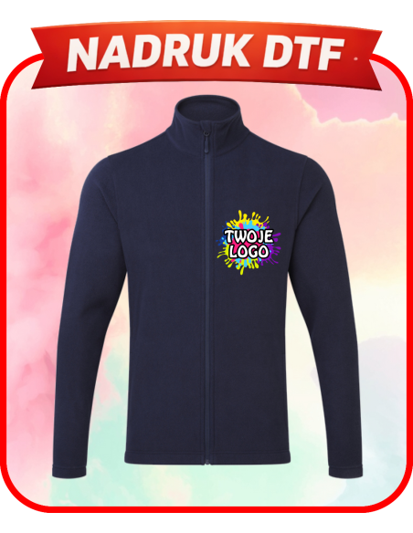 bluza z mikropolaru firmowa PERSONALIZACJA NADRUK DTF Twoja grafika 10 SZT