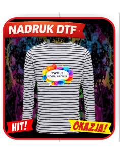 Męski Long Sleeve ODZIEŻ REKLAMOWA NADRUK DTF Logo grafika 20sztuk