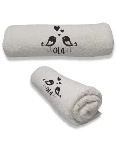 Ręcznik Imieniem Urodziny Prezent Dzień Dziecka z Haftem