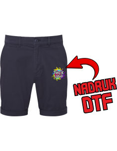 Męskie spodenki ODZIEŻ REKLAMOWA NADRUK DTF Logo grafika 20sztuk