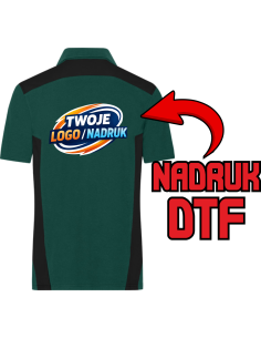 Męska polówka ODZIEŻ REKLAMOWA NADRUK DTF Logo grafika 20sztuk