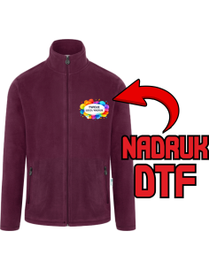 Męska bluza z polaru ODZIEŻ REKLAMOWA NADRUK DTF Logo grafika 20sztuk