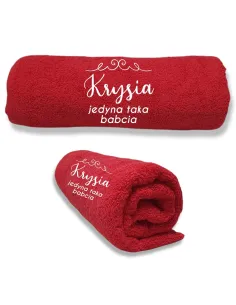 Duże Ręczniki z Twoim Personalizowany z Haftem na Prezent