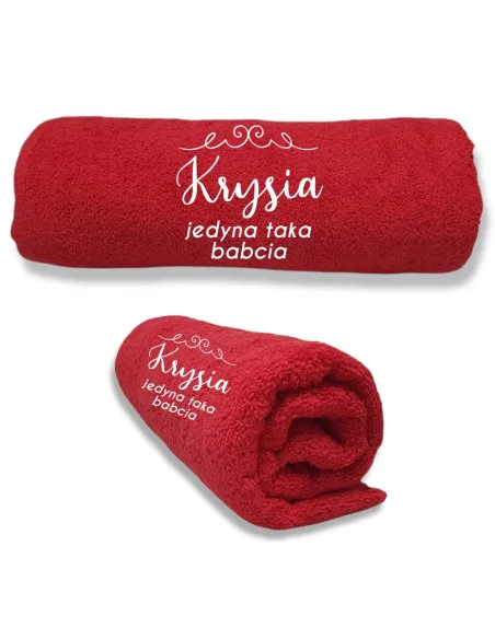 Duże Ręczniki z Twoim Personalizowany z Haftem na Prezent