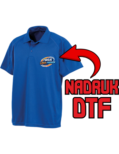 Koszulka polo firmowa PERSONALIZACJA NADRUK DTF Twoja grafika 10 SZT
