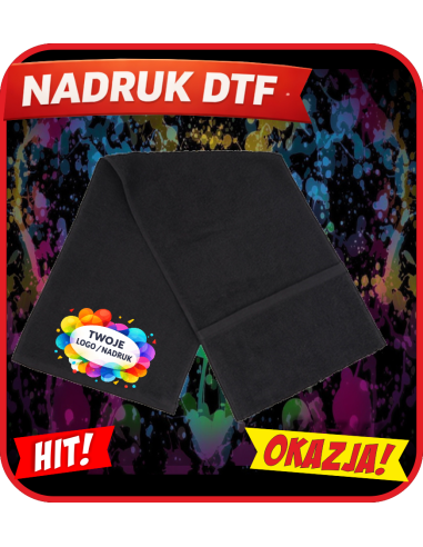odzież reklamowa DTF logo trwały nadruk pełny kolor