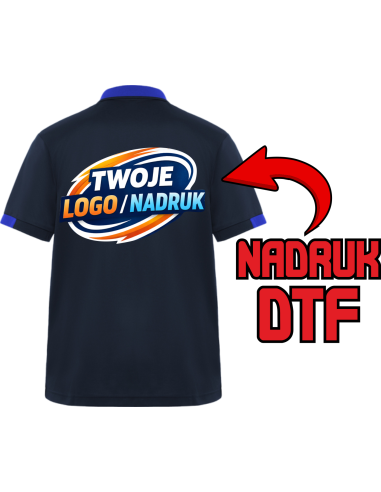 Koszulka polo ODZIEŻ REKLAMOWA NADRUK DTF Logo grafika 20sztuk