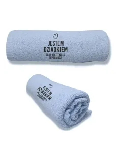 Duże Ręczniki z Twoim Haftem na Dzień Dziadka z Haftem