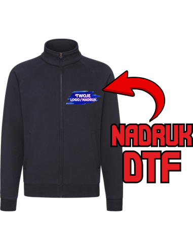 Bluza ze stójką firmowa PERSONALIZACJA NADRUK DTF Twoja grafika 10 SZT