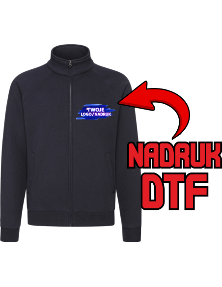 Bluza ze stójką firmowa PERSONALIZACJA NADRUK DTF Twoja grafika 10 SZT