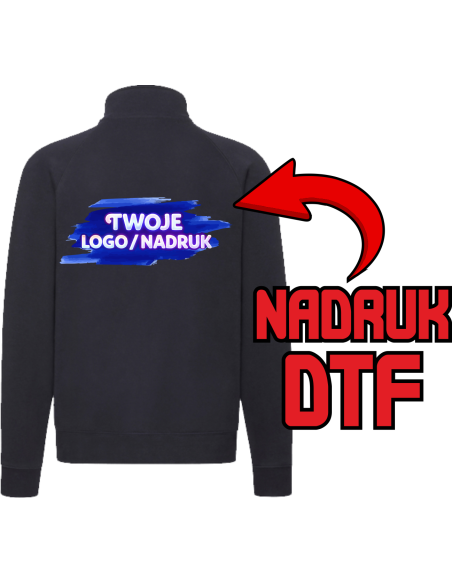 Bluza ze stójką ODZIEŻ REKLAMOWA NADRUK DTF Logo grafika 20sztuk