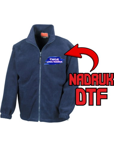 Polar unisex firmowa PERSONALIZACJA NADRUK DTF Twoja grafika 10 SZT