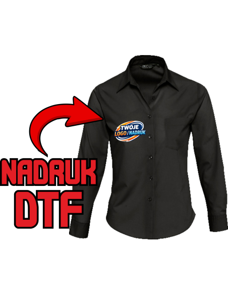 Bluzka koszulowa ODZIEŻ REKLAMOWA NADRUK DTF Logo grafika 20sztuk