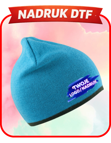 Dwustronna czapka firmowa PERSONALIZACJA NADRUK DTF Twoja grafika 10 SZT