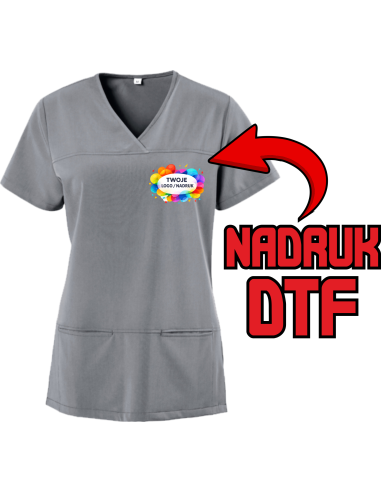 Tunika Dopasowana ODZIEŻ REKLAMOWA NADRUK DTF Logo grafika 20sztuk