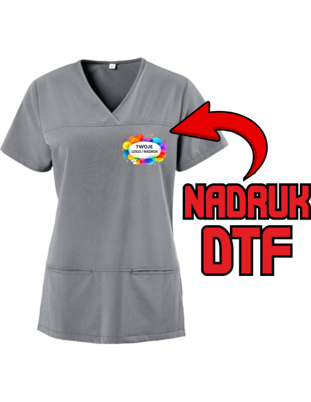 Tunika Dopasowana ODZIEŻ REKLAMOWA NADRUK DTF Logo grafika 20sztuk