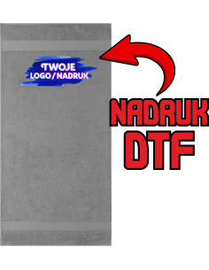 Ręcznik prysznicowy ODZIEŻ REKLAMOWA NADRUK DTF Logo grafika 20sztuk
