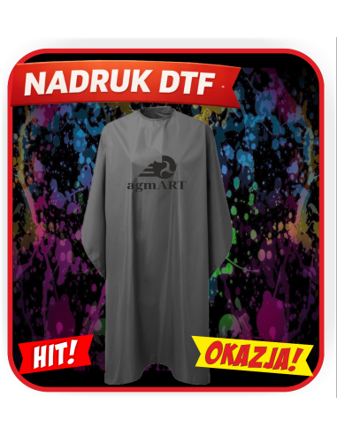 Wodoodporna peleryna odzież reklamowa DTF logo trwały nadruk pełny kolor