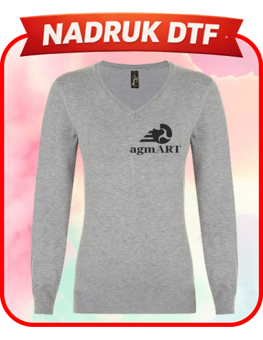 Sweter damski firmowa PERSONALIZACJA NADRUK DTF Twoja grafika 10 SZT