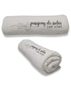 Ręcznik z Haftem Prezent Pary Małżeństwa Prezent dla Pary