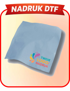 bandana odzież reklamowa DTF logo trwały nadruk pełny kolor
