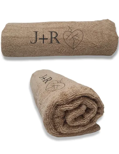 Ręcznik z Haftem Prezent dla Pary Małżeństwa Imię Reklamowy