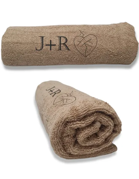 Ręcznik z Haftem Prezent dla Pary Małżeństwa Imię Reklamowy