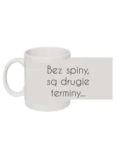 Foto Kubek dla Studenta z Nadrukiem bez Spiny Są Drugie