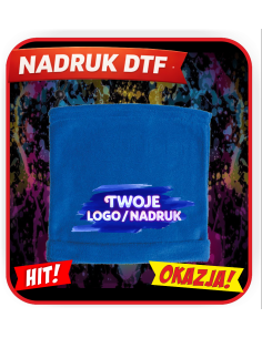 Szalik/komin narciarski odzież reklamowa DTF logo trwały nadruk pełny kolor