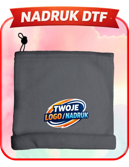 Szalik/komin narciarski firmowa PERSONALIZACJA NADRUK DTF Twoja grafika 10 SZT