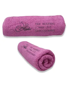 Ręcznik z Haftem logo Napisem dla Gabinetu Studia z logo