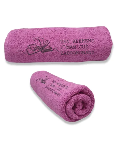 Ręcznik z Haftem logo Napisem dla Gabinetu Studia z logo