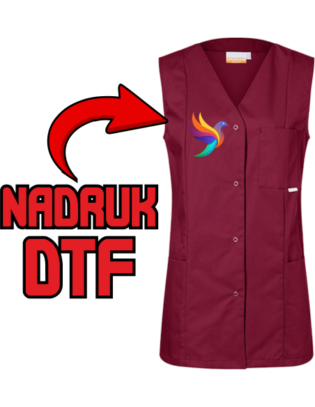 Tunika damska luźna ODZIEŻ REKLAMOWA NADRUK DTF Logo grafika 20sztuk