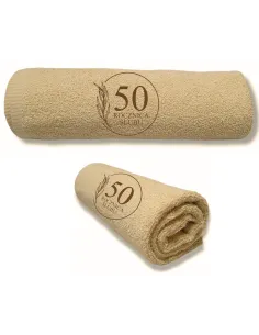 Ręcznik z Haftem Prezent Rocznicę Ślubu 30 50 na Prezent