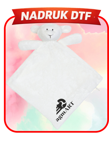 Dwuwarstwowy Kocyk/miś firmowa PERSONALIZACJA NADRUK DTF Twoja grafika 10 SZT