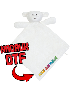 Dwuwarstwowy Kocyk/miś ODZIEŻ REKLAMOWA NADRUK DTF Logo grafika 20sztuk